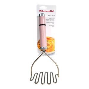 NEW KitchenAid Gourmet Stainless Steel Wire Masher in Dried Rose [Pink]